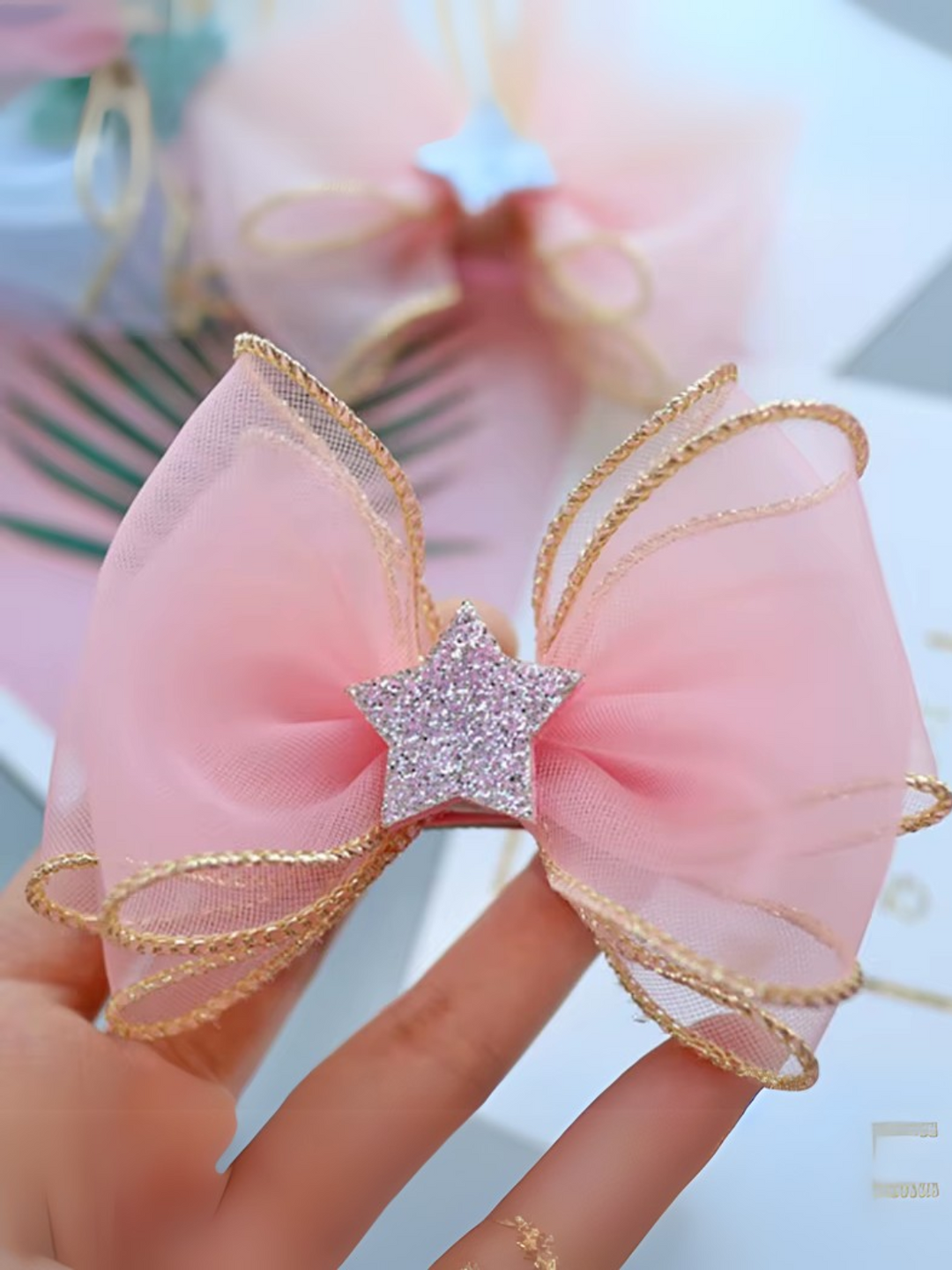 Starry Dreams Chiffon Hair Bows Mia Belle Girls