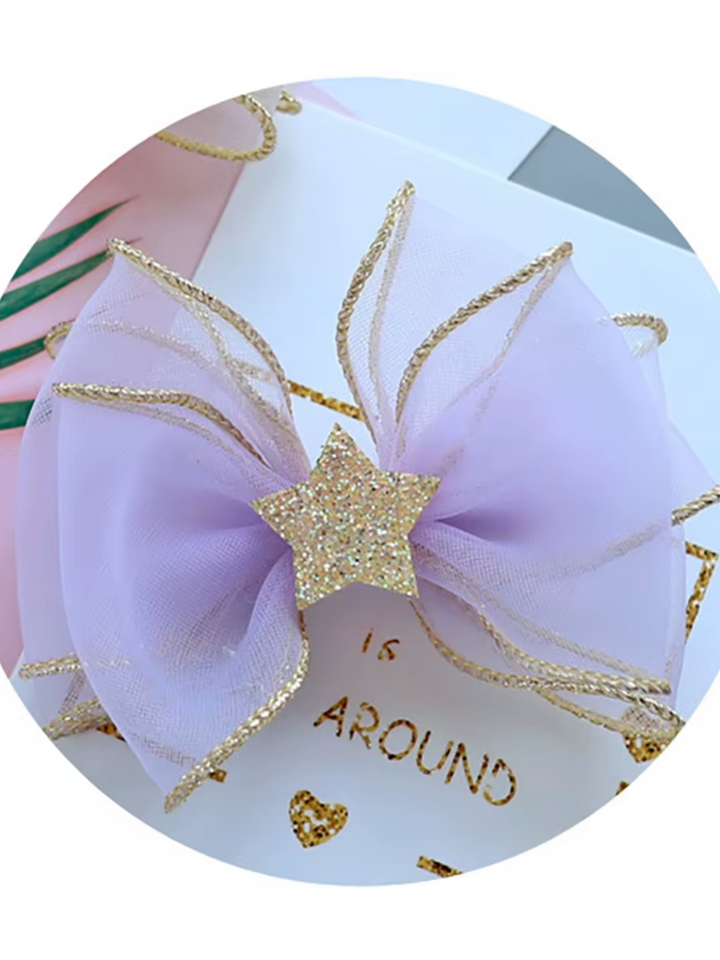 Starry Dreams Chiffon Hair Bows Mia Belle Girls