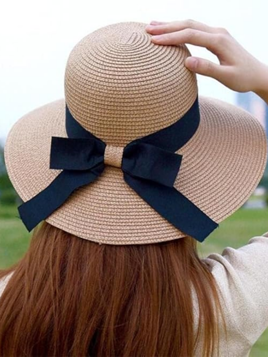 Mommy and Me Twin Style Ribbon Sun Hat Mia Belle Girls