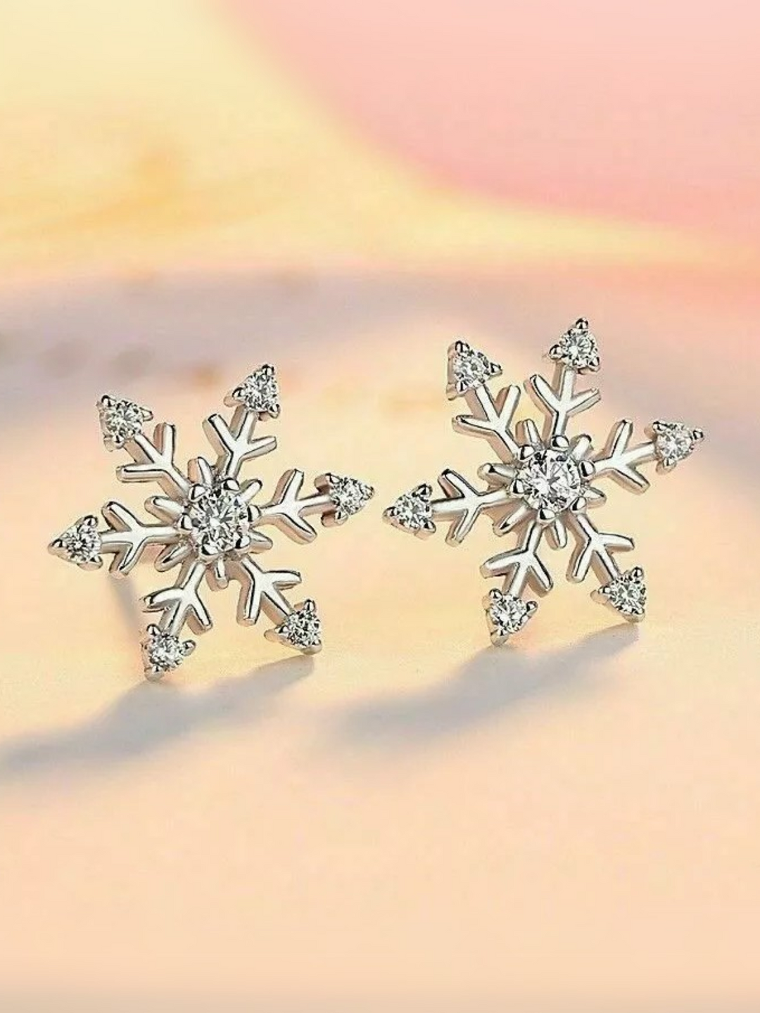 Sweet Snowflake Earrings Mia Belle Girls