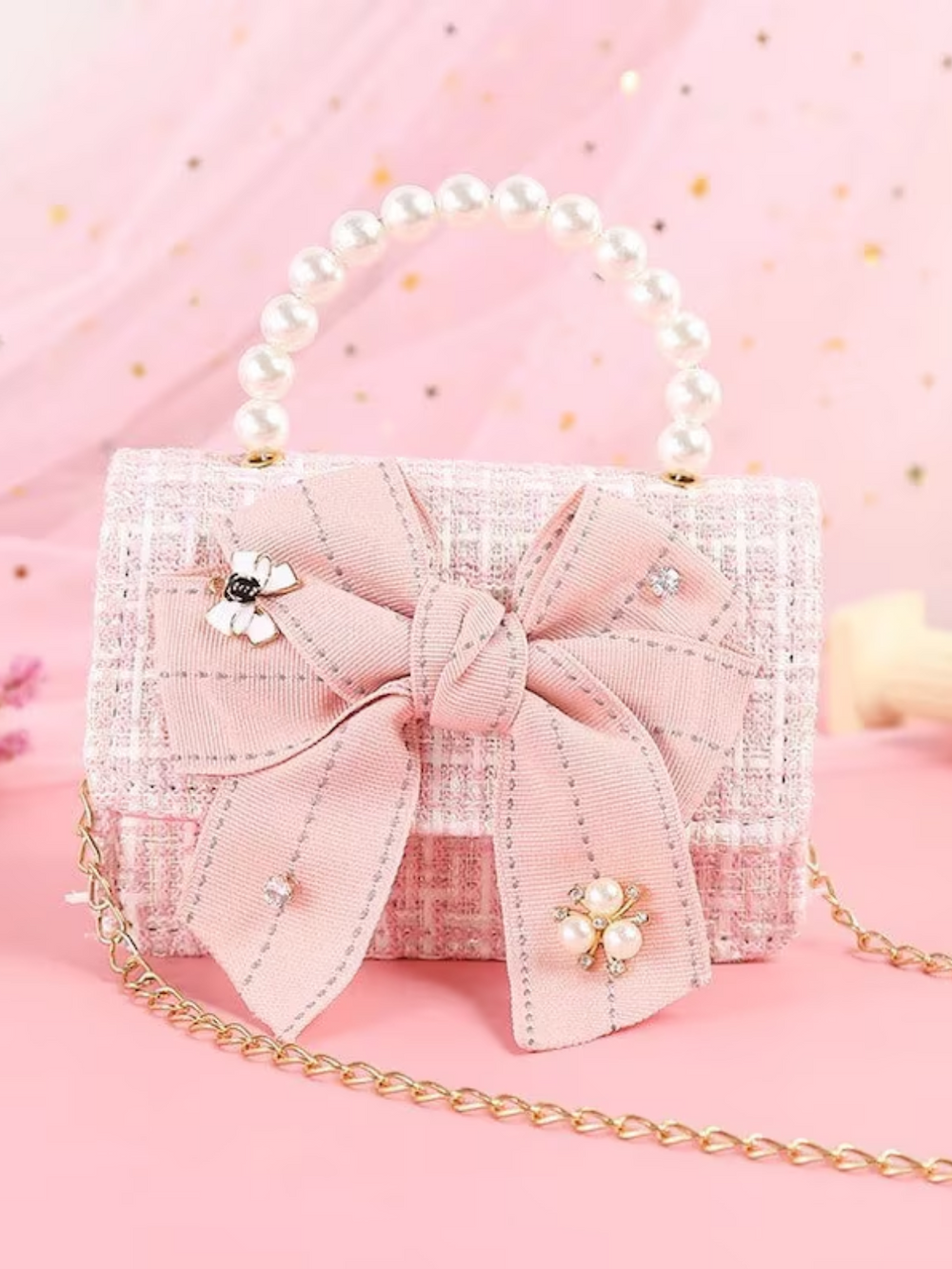 Teatime With Mommy Tweed Handbag Mia Belle Girls