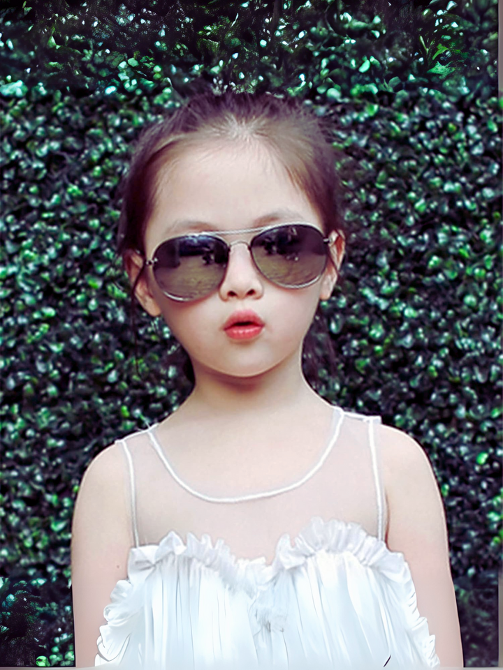 No Pictures, Please Aviator Sunglasses Mia Belle Girls