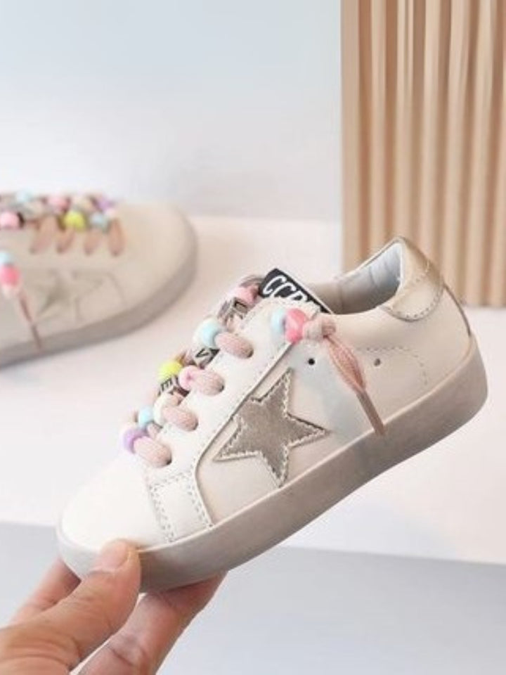 Beaded Love Star Sneakers by Liv and Mia Mia Belle Girls