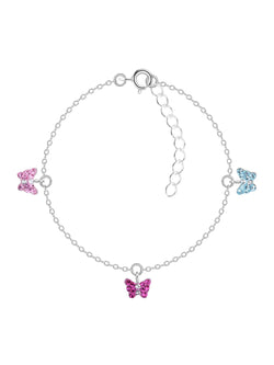 Sterling Silver Butterfly Bracelet