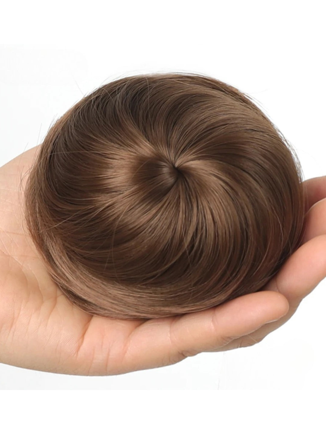 Natural-Look Synthetic Hair Bun