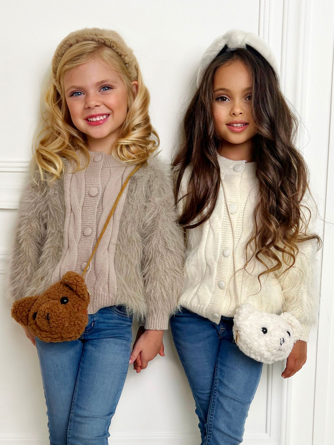 Cuddle Buddy Plush Bear Crossbody Bag Mia Belle Girls