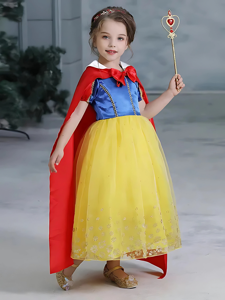 Girls Deluxe Snow White Inspired Costume Dress Mia Belle Girls