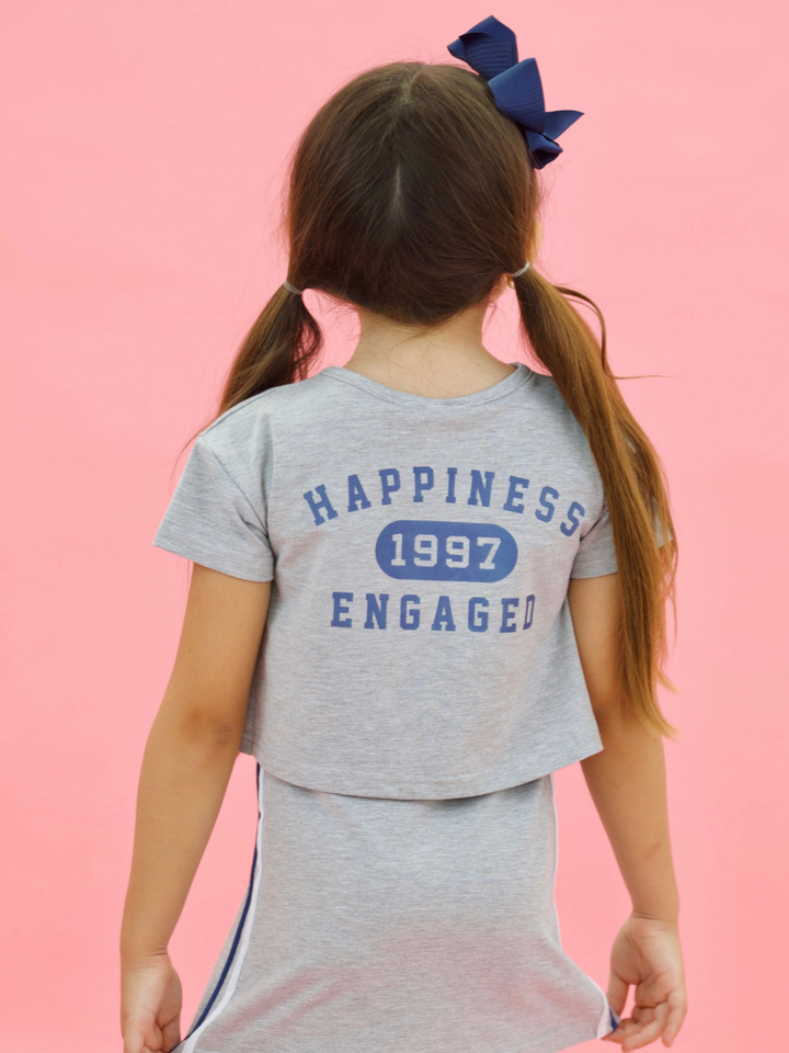 SmileyWorld Athletic Club Tie-Front Dress