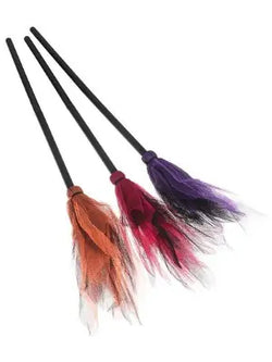 Girls Colorful Witch Toy Broom