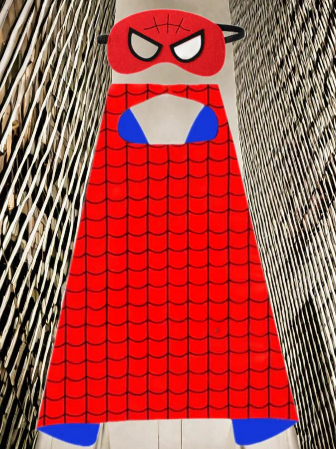 Amazing Spider Superhero Mask and Cape Set Mia Belle Girls