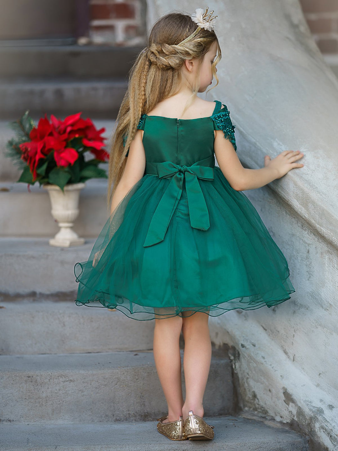 formal girls holiday dresses Girls Christmas Dress, Green and Gold Christmas Dress, Green Holiday Dress, Girls Formal Holiday Dress