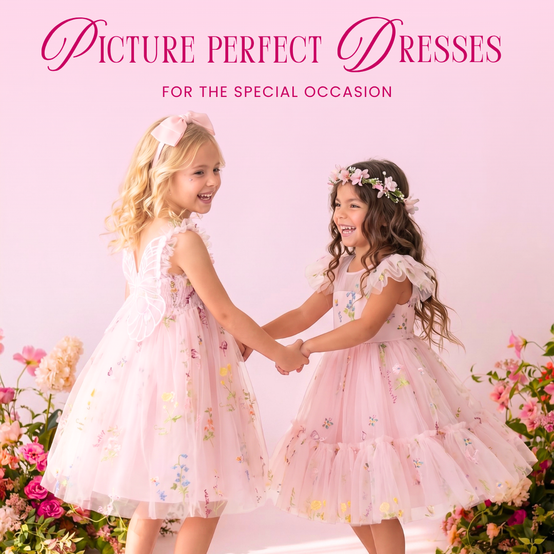 Toddler Wedding Guest Dresses & Flower Girl Dresses | Mia Belle Girls Toddler Wedding Guest Dresses & Flower Girl Dresses | Mia Belle Girls