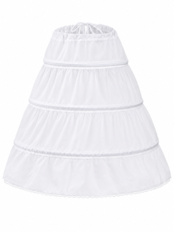 Girls Petticoat 3 Hoop Crinoline Skirt