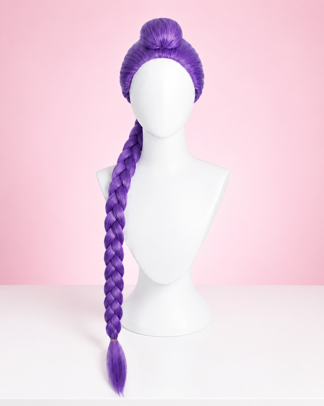 Girls K-Pop Star Purple Wig