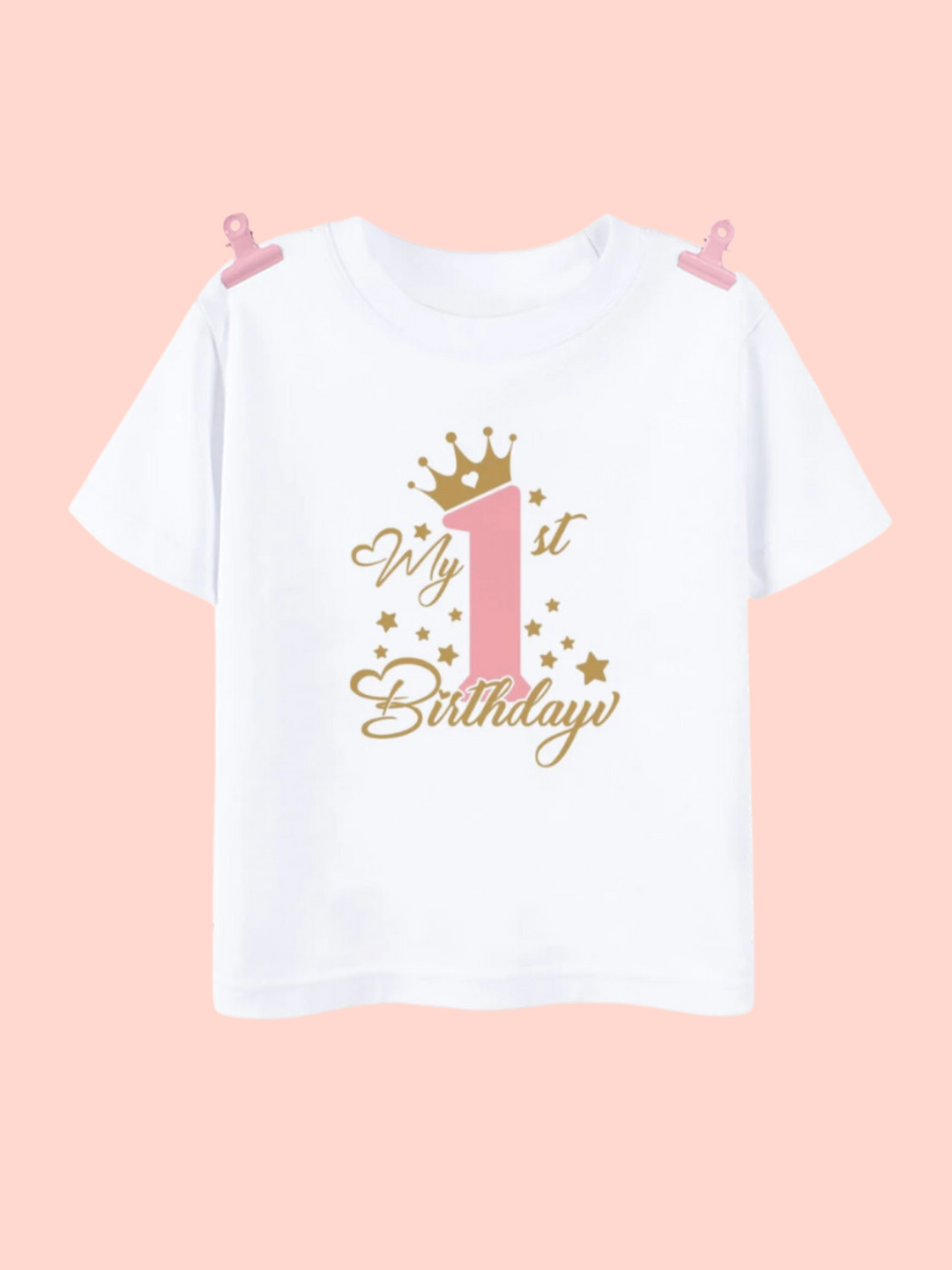 Birthday Royal Celebration Tee – Perfect for Little Ones! Mia Belle Girls