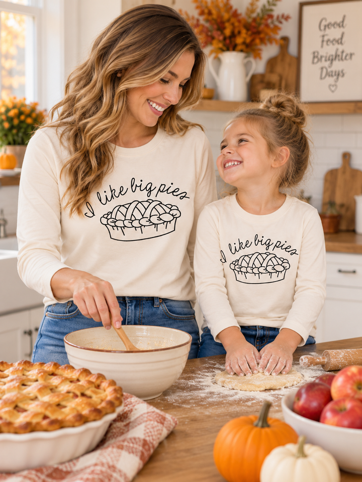 Mommy and Me I Like Big Pies Top