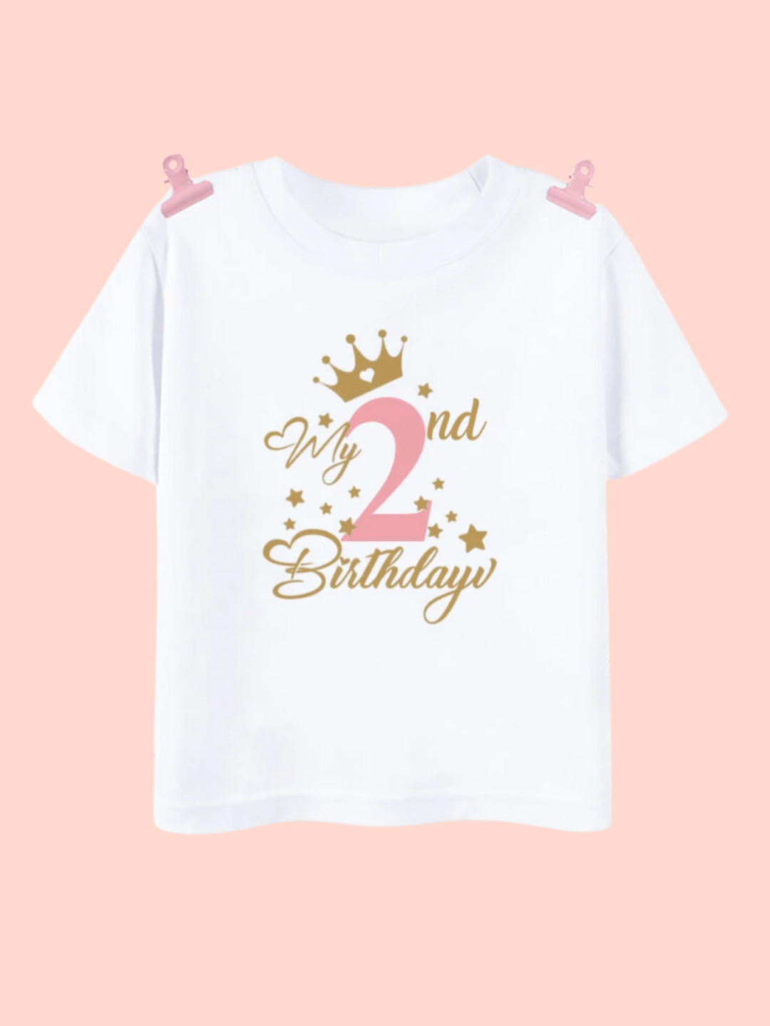 Birthday Royal Celebration Tee – Perfect for Little Ones! Mia Belle Girls