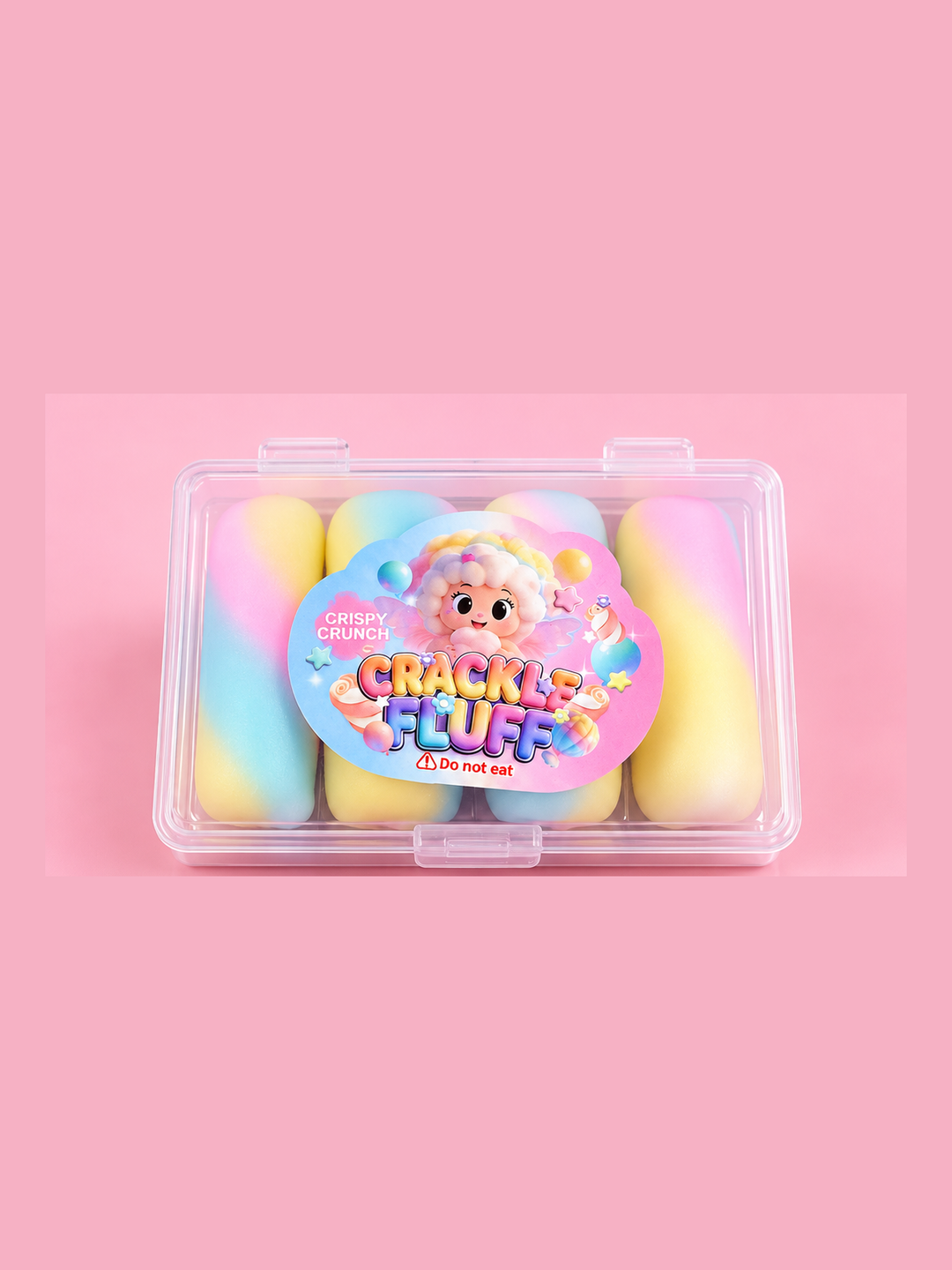 Crispie Marshmallow Craze! Crackle & Crunch Squishy Toy