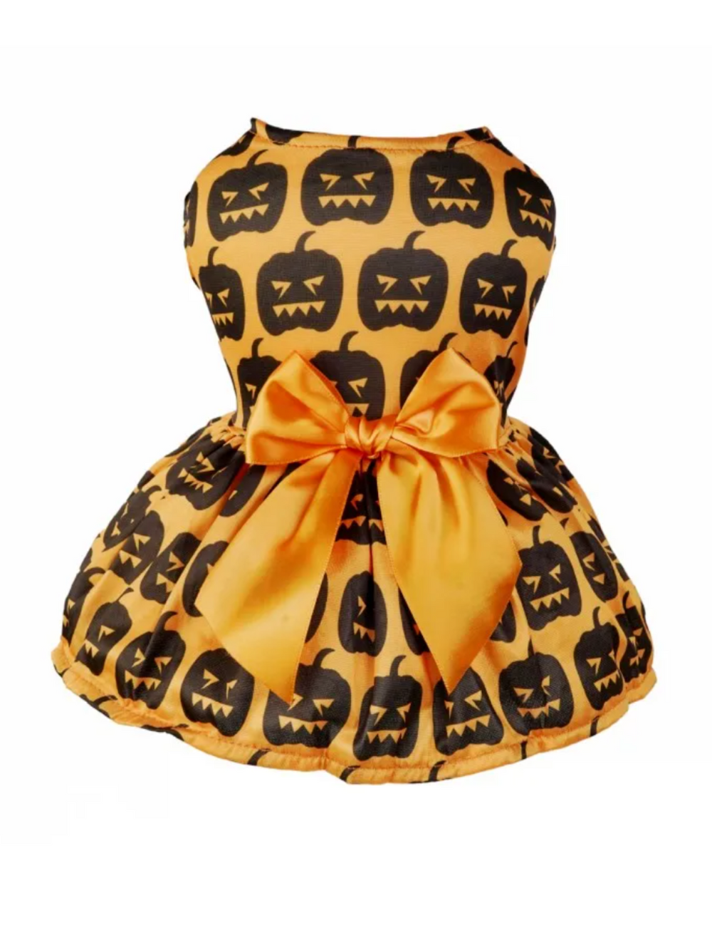 Dog Spooky Pumpkin Skull Halloween Costume Mia Belle Girls