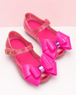 Glitter Jelly Mary Jane Flats by Liv and Mia