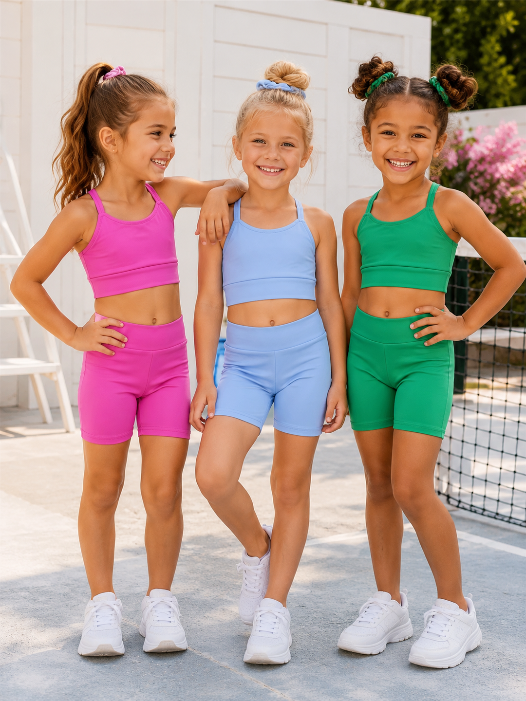 Ready Set Shine Matching Top & Biker Short Set
