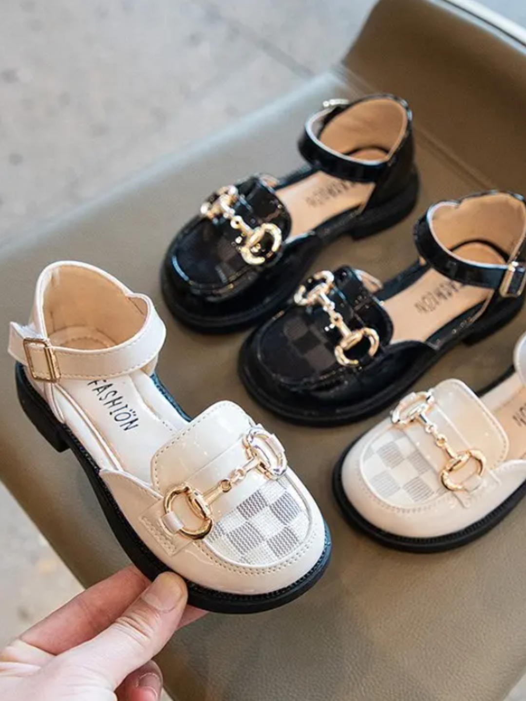 Girls Stylish Buckle Dress Shoes by Liv and Mia Mia Belle Girls