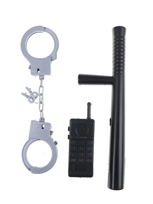Halloween Accessories | Policeman Toy Accessory Kit - Mia Belle Girls