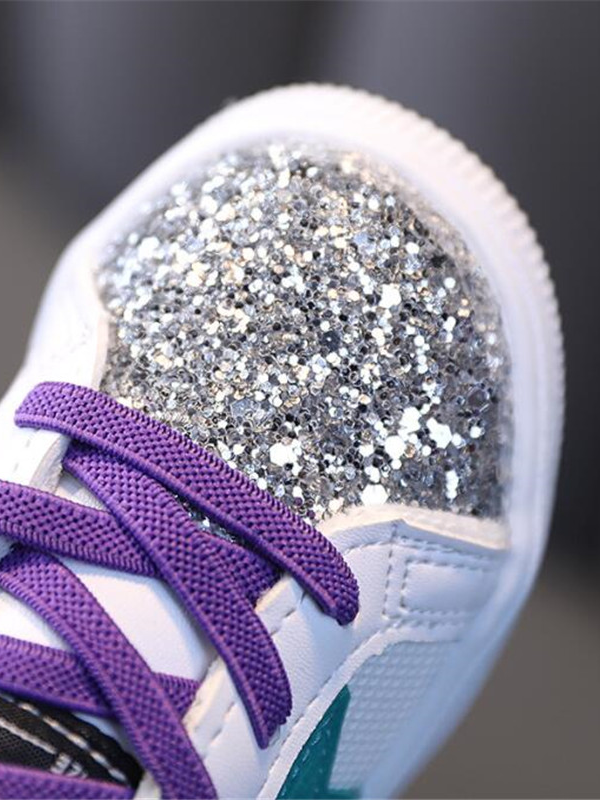 Rock Star Glam Glitter Sneakers by Liv and Mia Mia Belle Girls