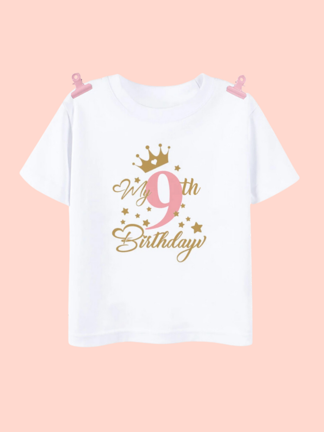 Birthday Royal Celebration Tee – Perfect for Little Ones! Mia Belle Girls