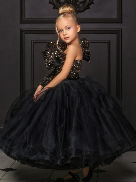black tutu mini dress MS. TUTU V NECK MINI DRESS IN BLACK