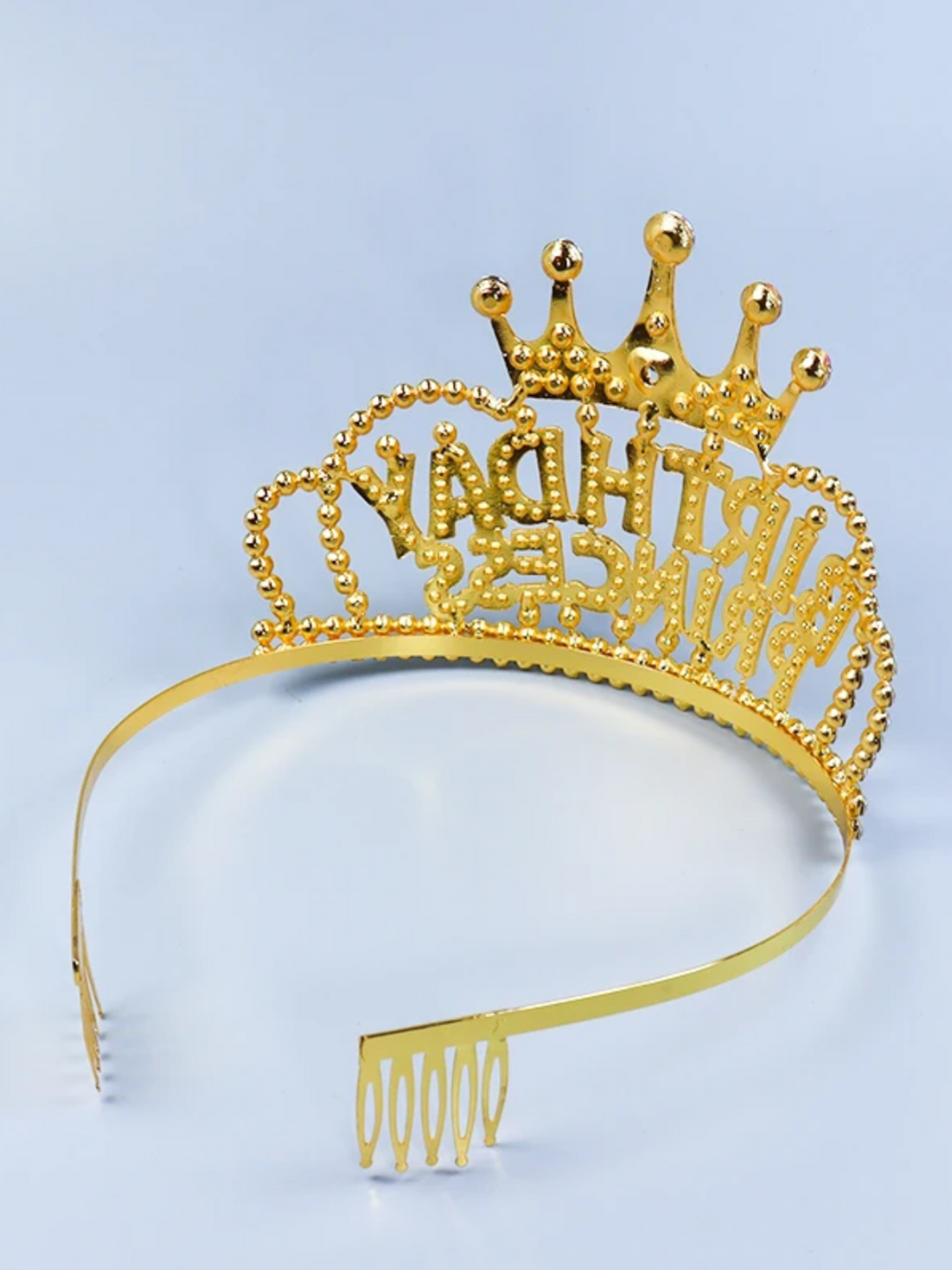 Birthday Princess Rhinestone Crystal Tiara - Sparkling Crown for Special Celebrations Mia Belle Girls