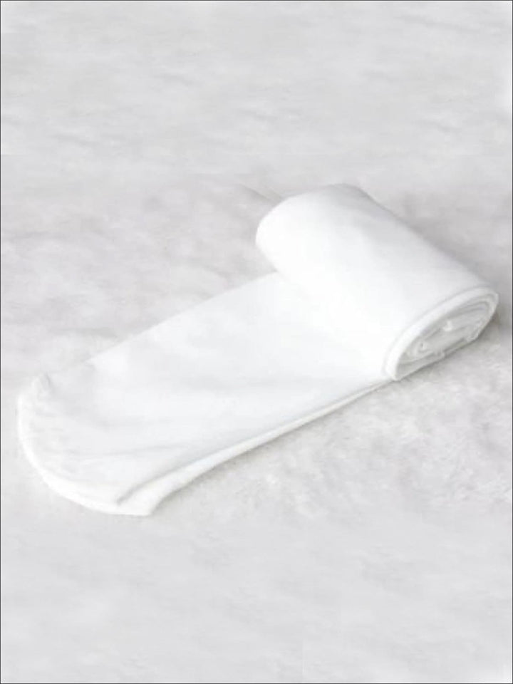 Kids Clothing Accessories | Little Girls White Stocking Tights