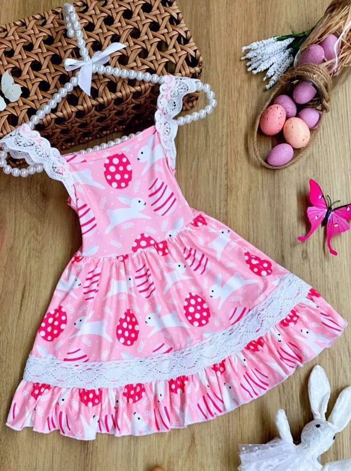 easter lace dresses Pastel Flowers Lace Dress | Easter Dresses