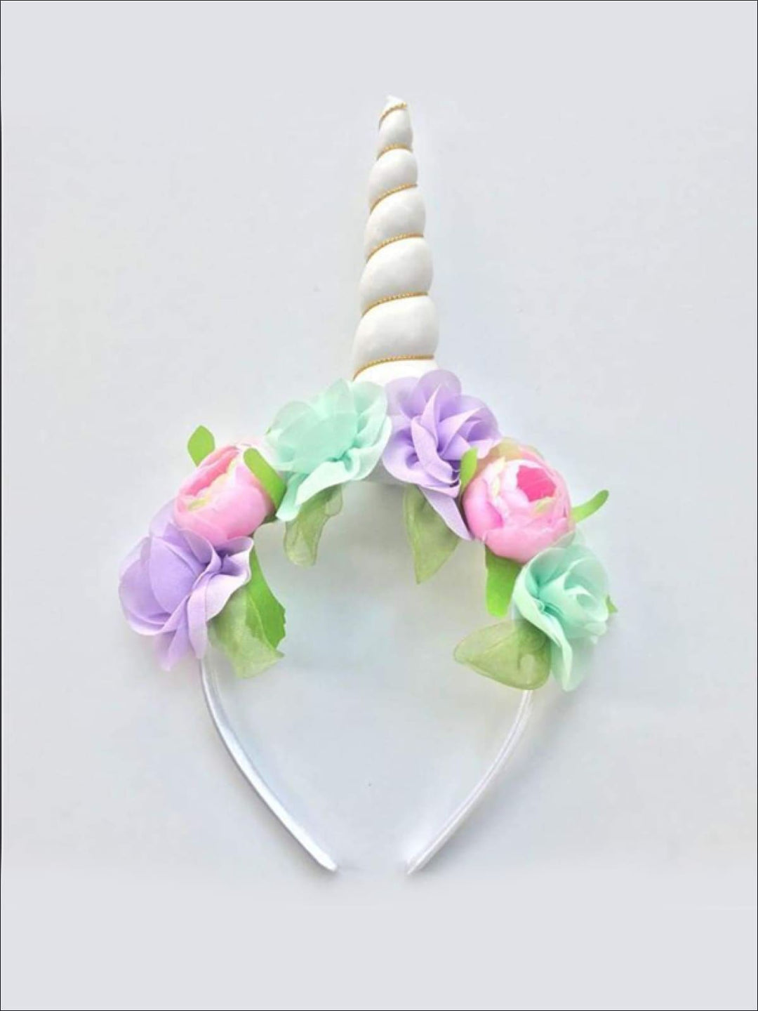 Girls Flower Unicorn Headband