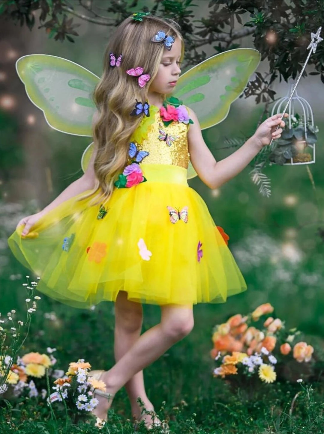 Kids Halloween Costumes | Golden Butterfly Costume
