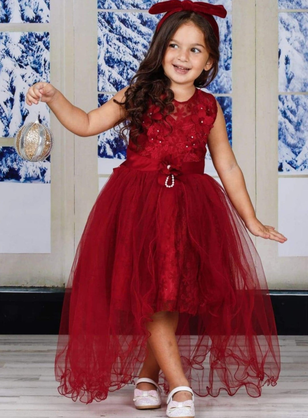 Time For Presents Hi-Lo Tulle Holiday Dress