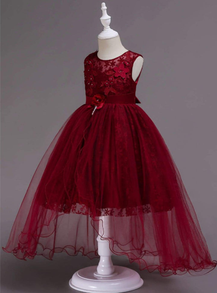 Time For Presents Hi-Lo Tulle Holiday Dress