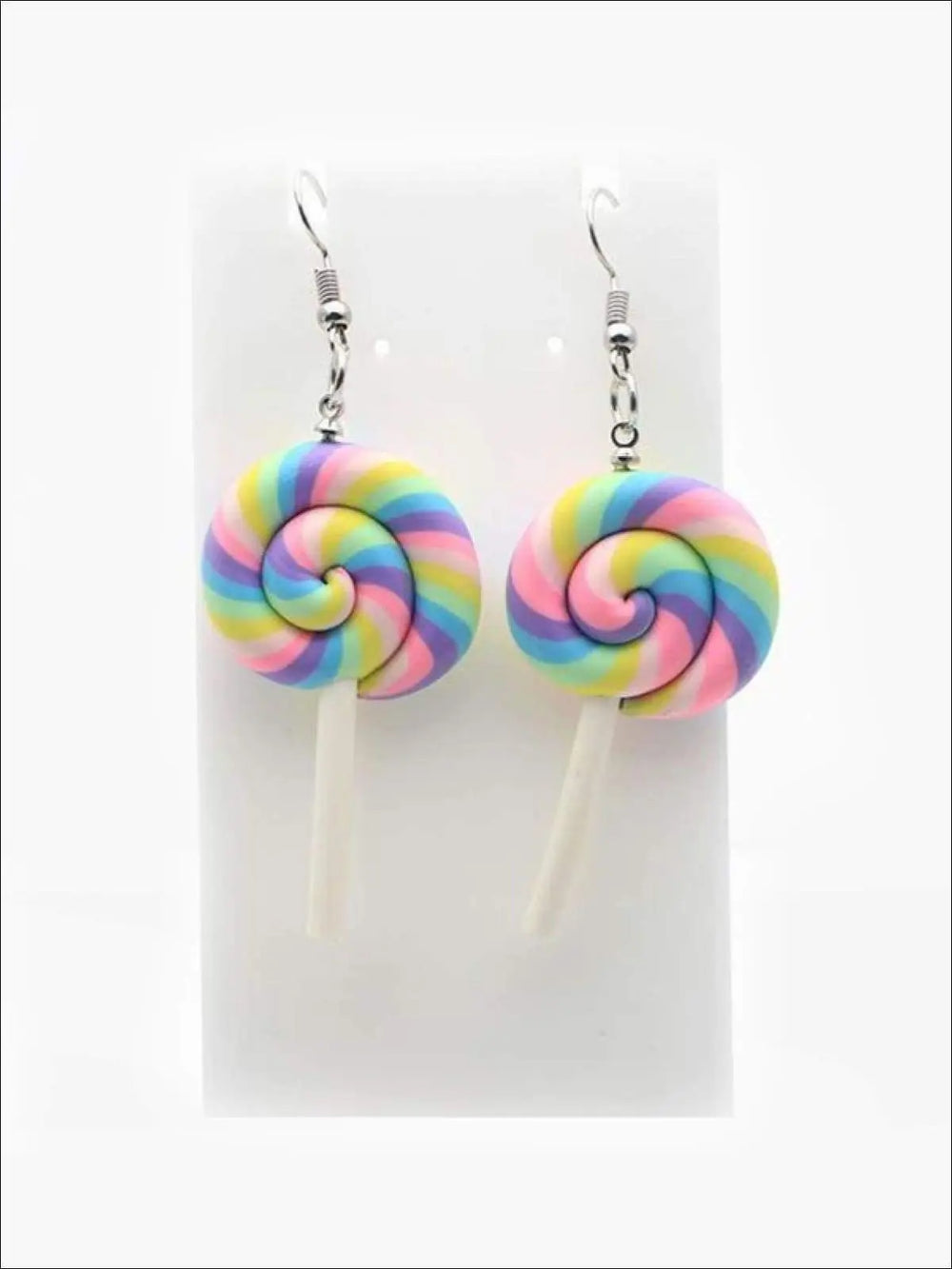 Halloween Accessories | Swirl Lollipop Earrings  | Mia Belle Girls