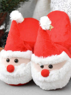 Plush Santa House Slippers by Liv and Mia