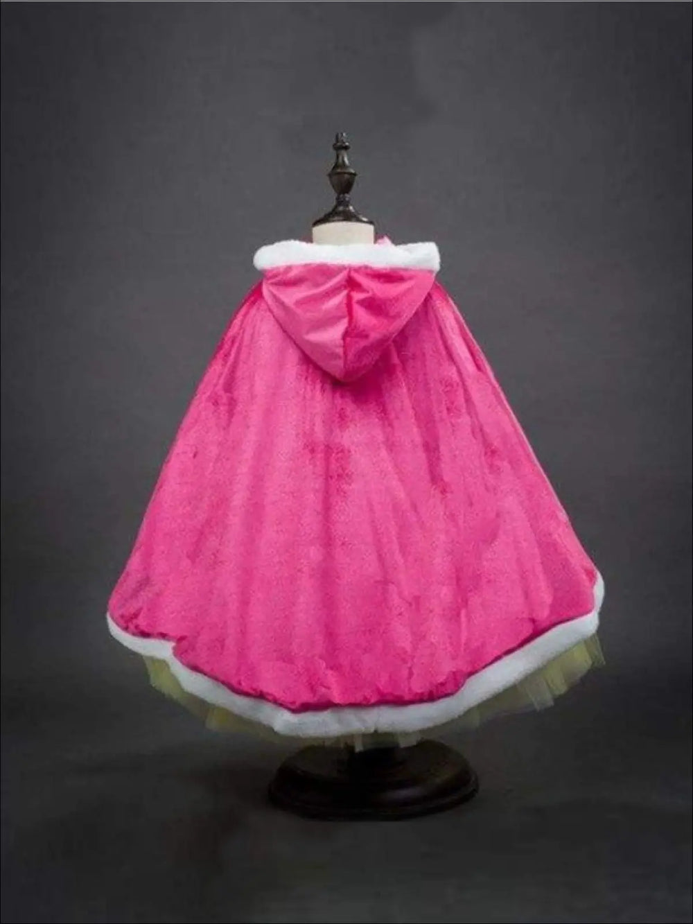 Halloween Accessories | Sleeping Beauty Velvet Hooded Cape  | Mia Belle Girls