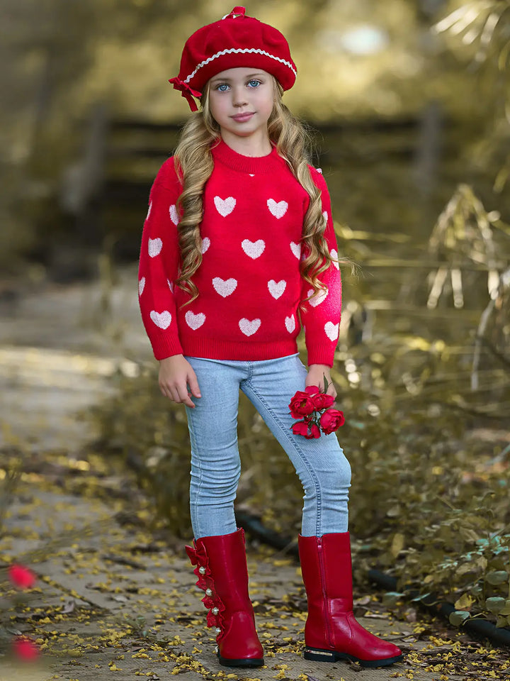 Chance At Love Sweater Mia Belle Girls