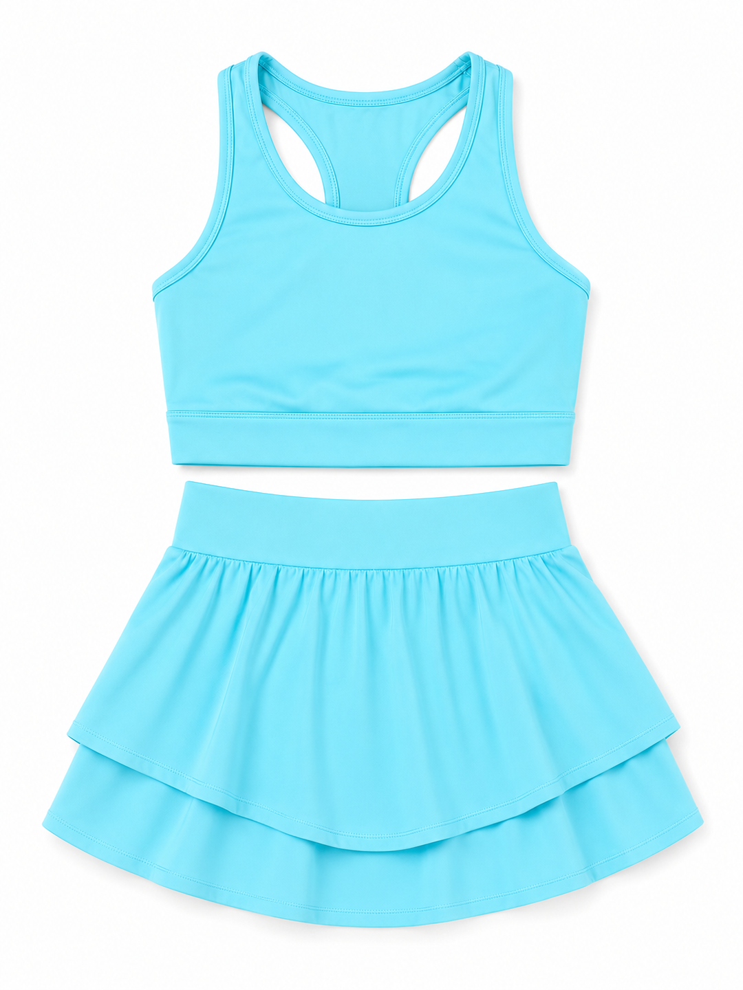 Turquoise Breeze Athletic Skort Set
