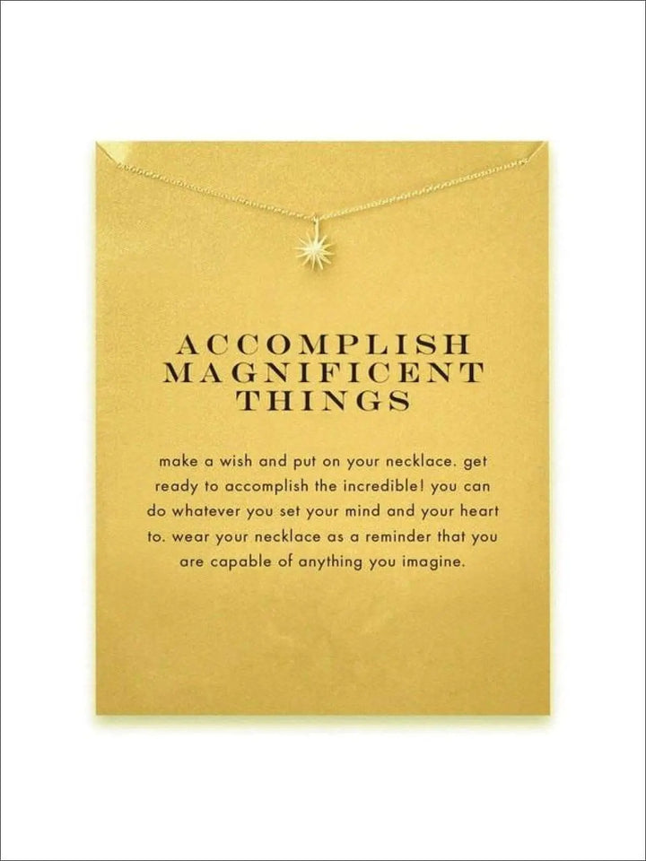 Kids Accessories | Inspiration Charm Necklaces | Mia Belle Girls