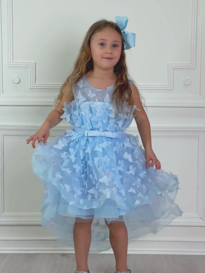 When Dreams Come True Blue Butterfly Dress